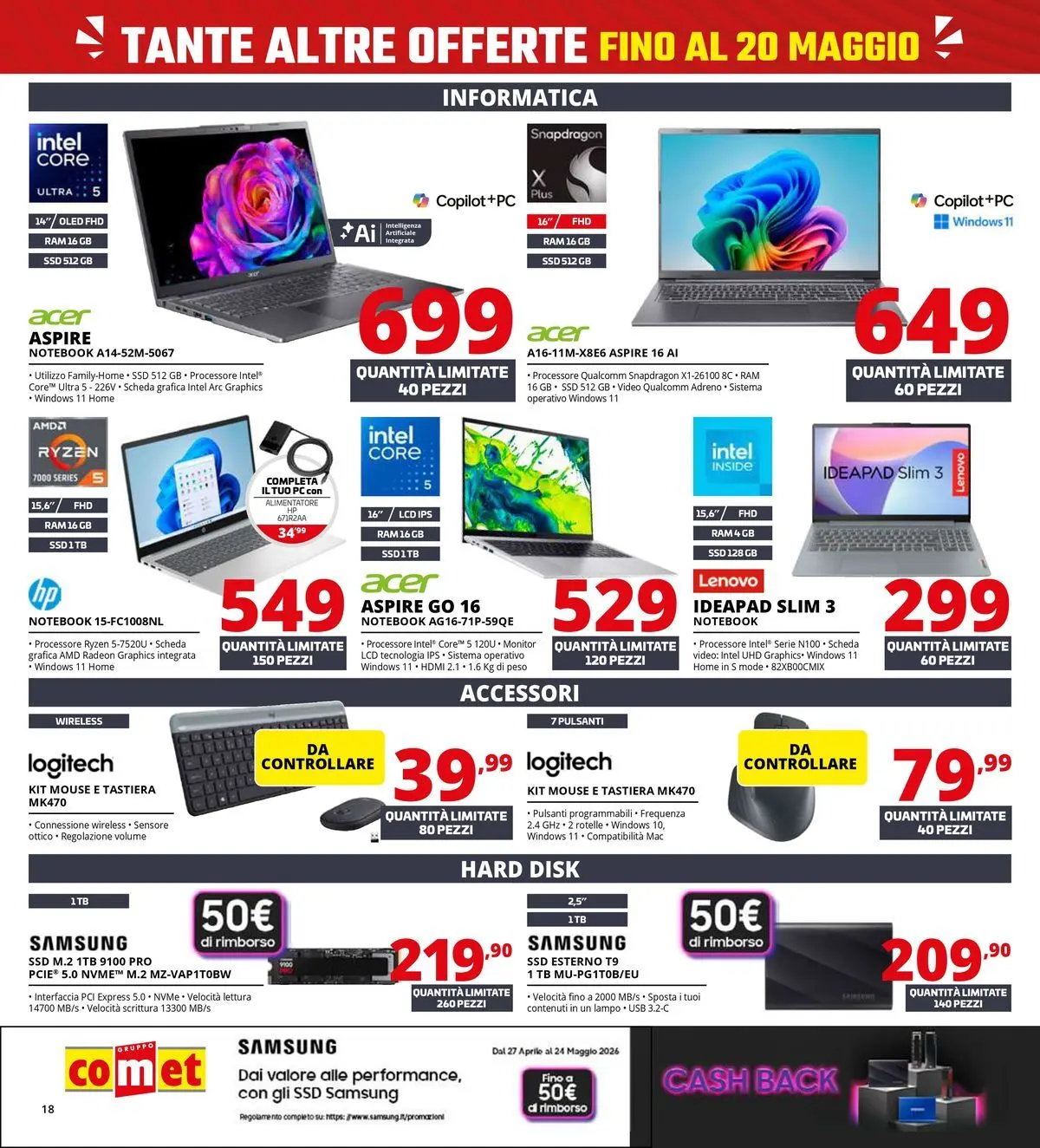 Nuovo Comet - SOTTOCOSTO da Comet! dal 08/05/2026 > offerte anteprima 🛍️ | Pagina: 18