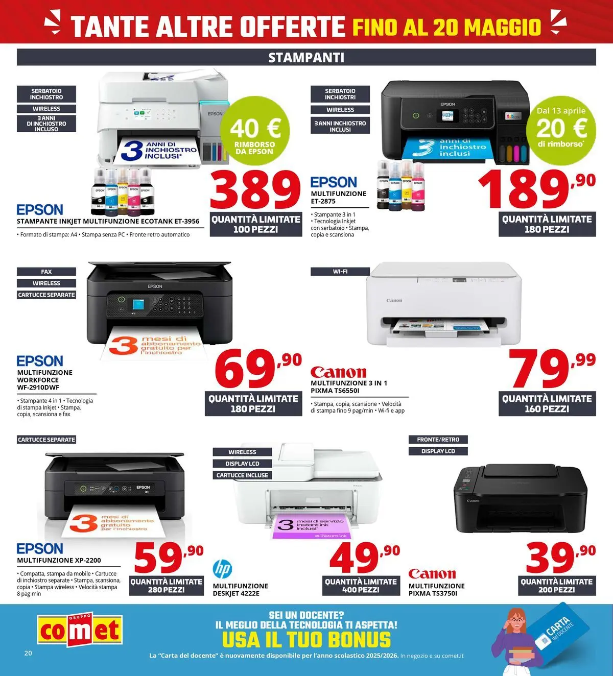 Nuovo Comet - SOTTOCOSTO da Comet! dal 08/05/2026 > offerte anteprima 🛍️ | Pagina: 20