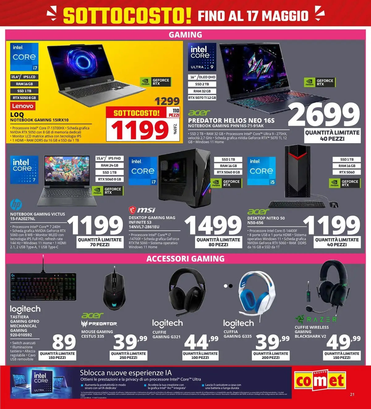 Nuovo Comet - SOTTOCOSTO da Comet! dal 08/05/2026 > offerte anteprima 🛍️ | Pagina: 21