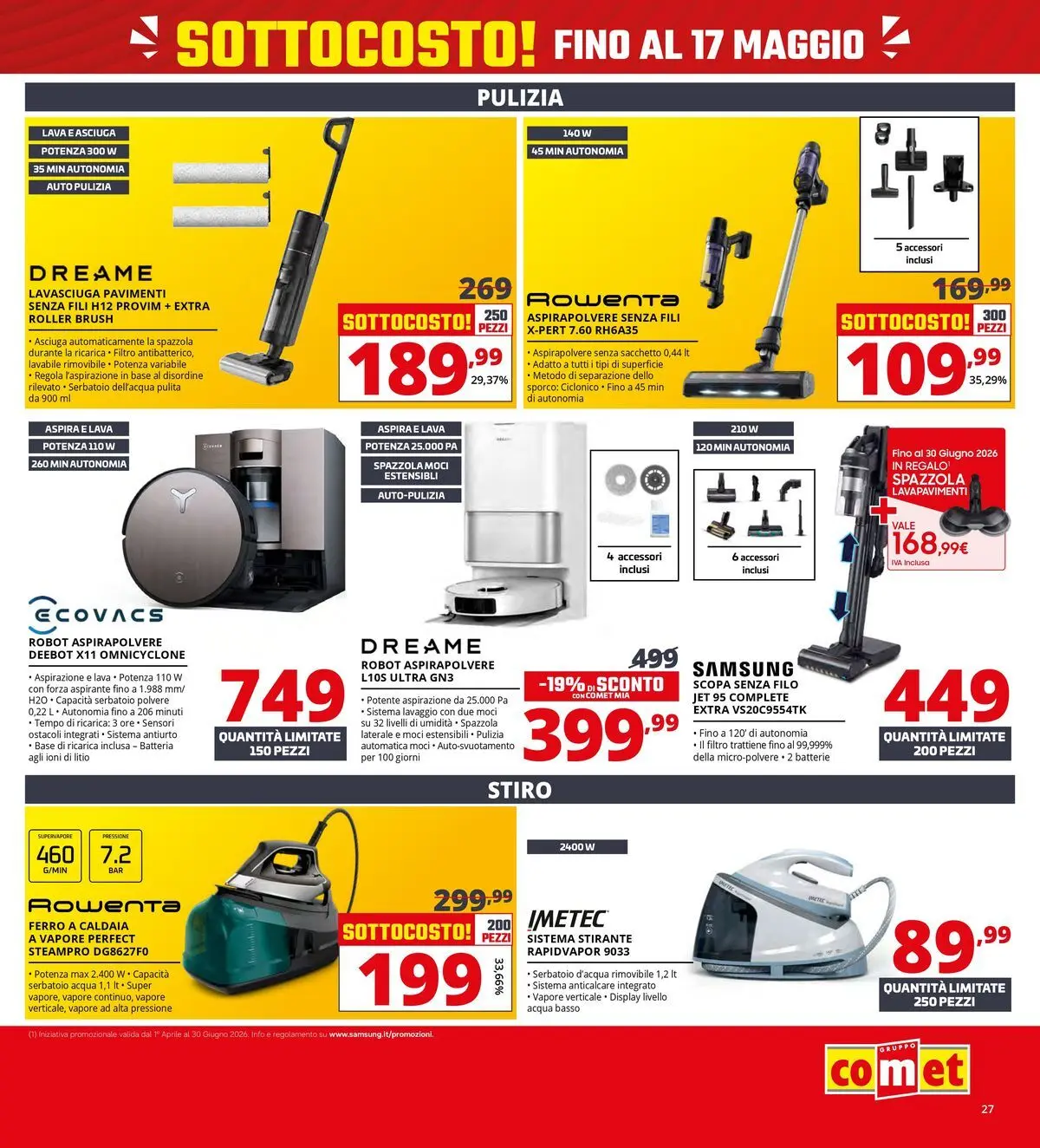 Nuovo Comet - SOTTOCOSTO da Comet! dal 08/05/2026 > offerte anteprima 🛍️ | Pagina: 27