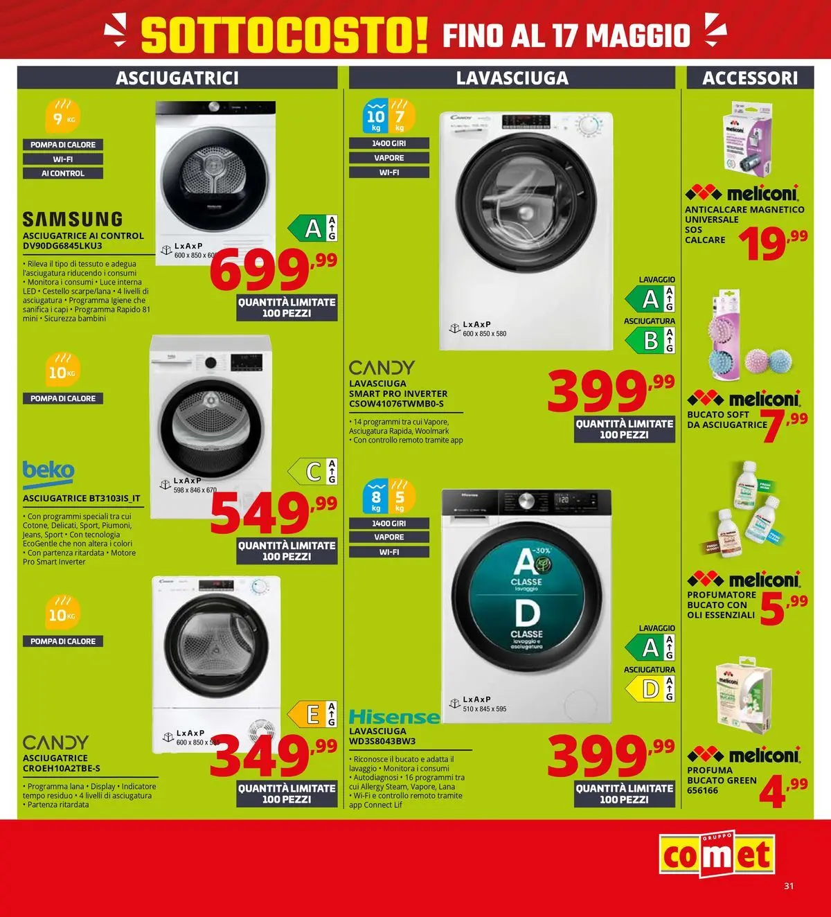 Nuovo Comet - SOTTOCOSTO da Comet! dal 08/05/2026 > offerte anteprima 🛍️ | Pagina: 31