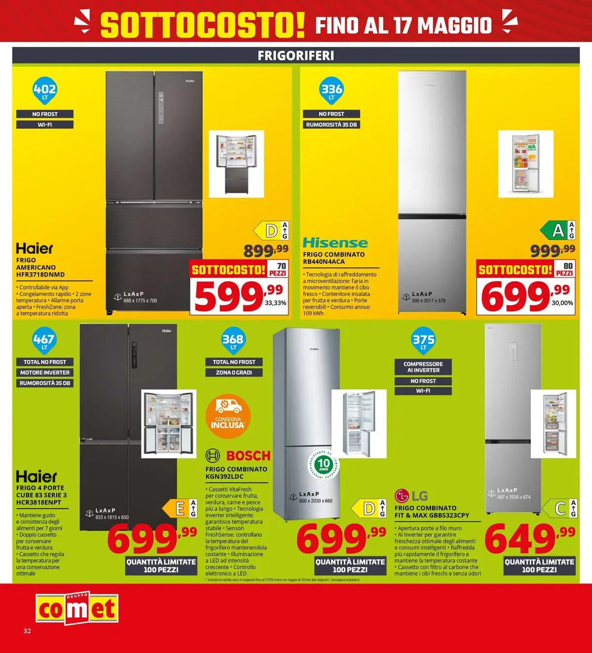Nuovo Comet - SOTTOCOSTO da Comet! dal 08/05/2026 > offerte anteprima 🛍️ | Pagina: 32