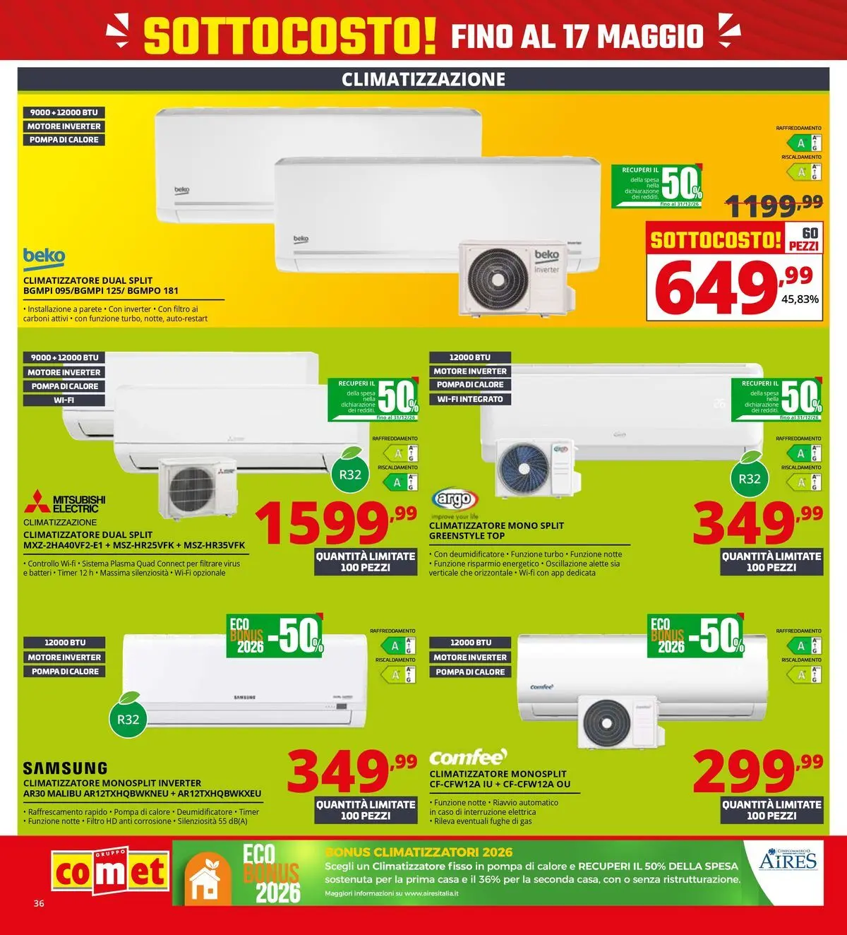 Nuovo Comet - SOTTOCOSTO da Comet! dal 08/05/2026 > offerte anteprima 🛍️ | Pagina: 36