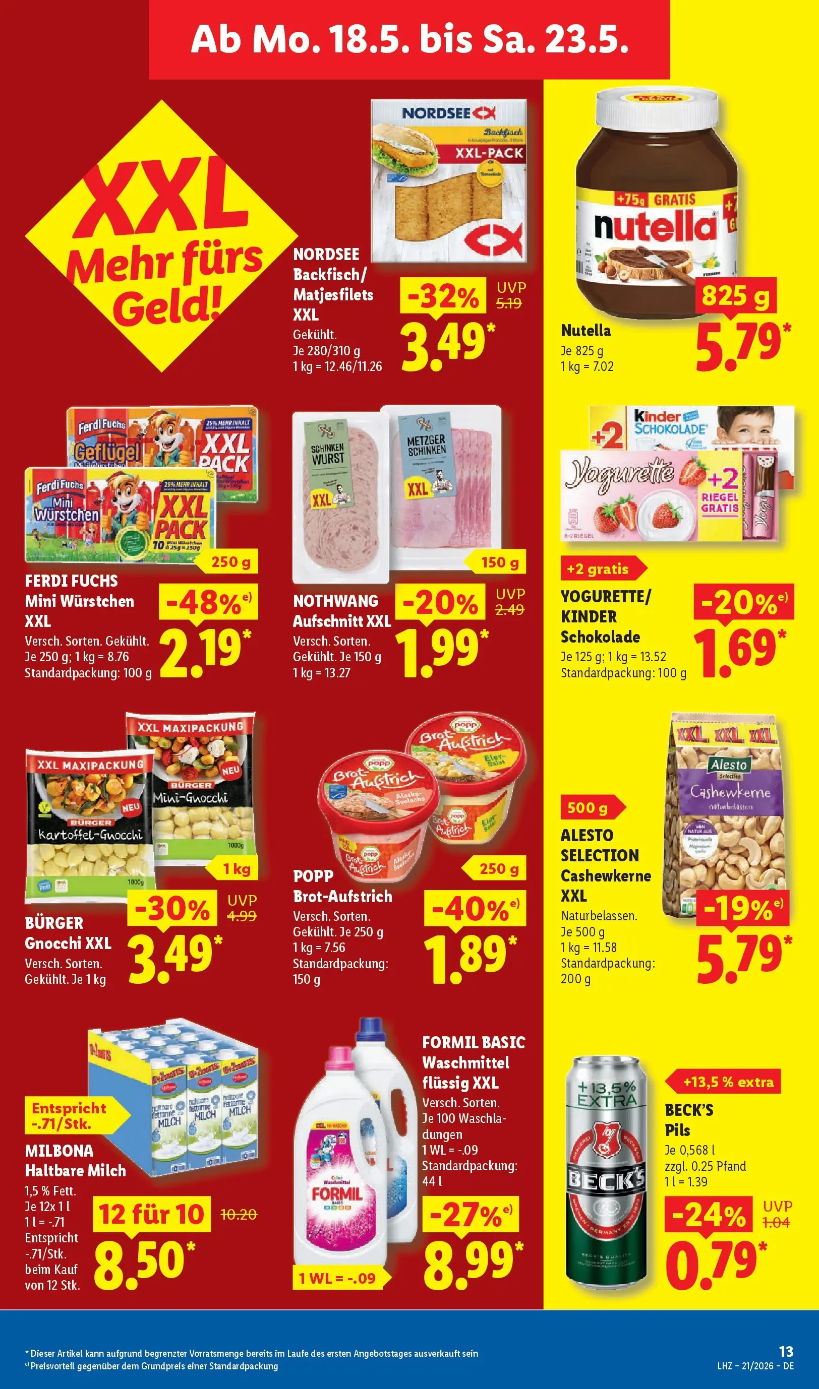 Lidl Prospekt Bad Rothenfelde (ab 17.05.2026) » Angebote online | Seite: 21 Lidl Prospekt Bad Rothenfelde (ab 17.05.2026) zum Blättern » Angebote | Seite: 21