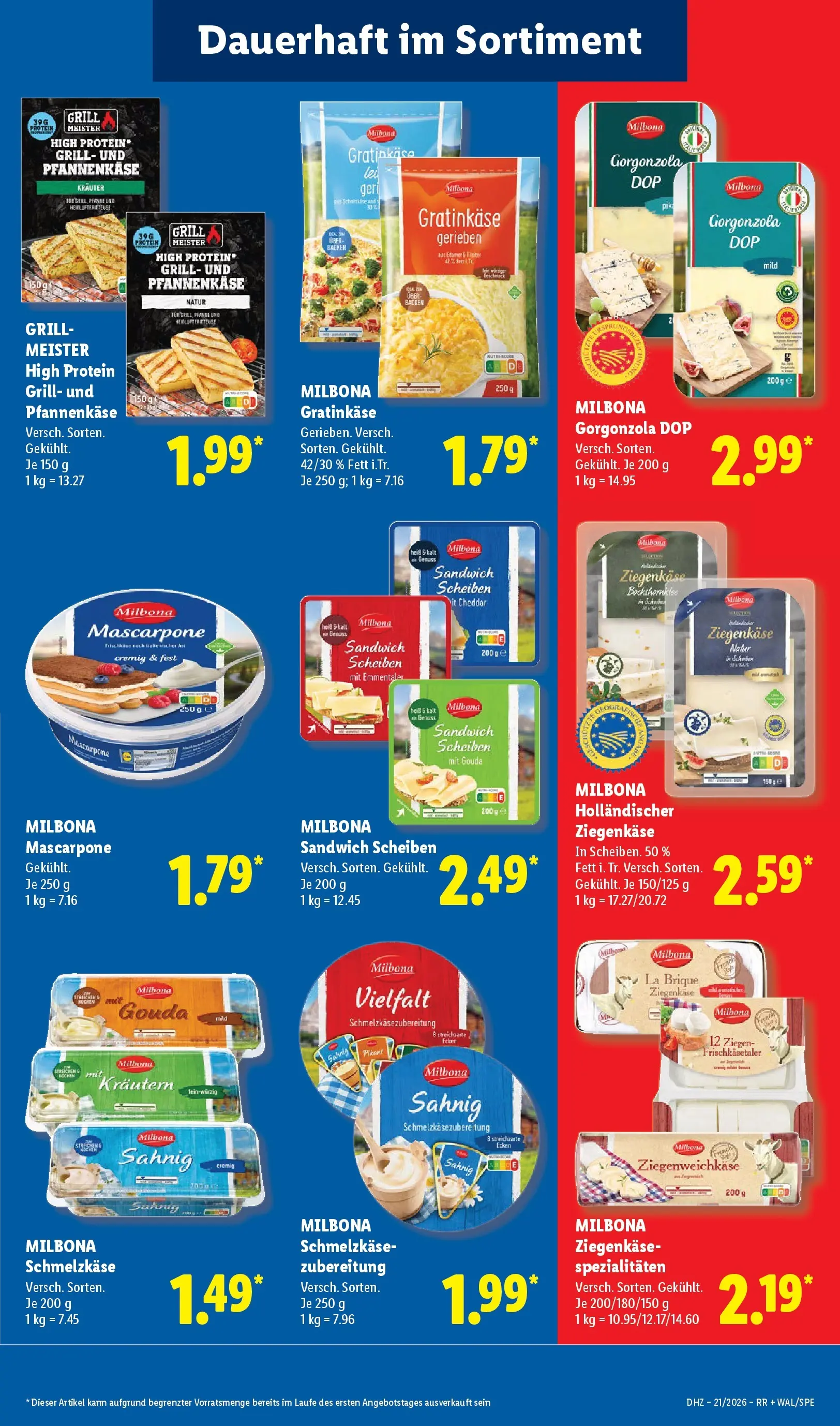 Lidl Prospekt Zülpich (ab 17.05.2026) zum Blättern » Angebote | Seite: 23 | Produkte: Grill, Gouda, Ziegenkäse, Frischkase