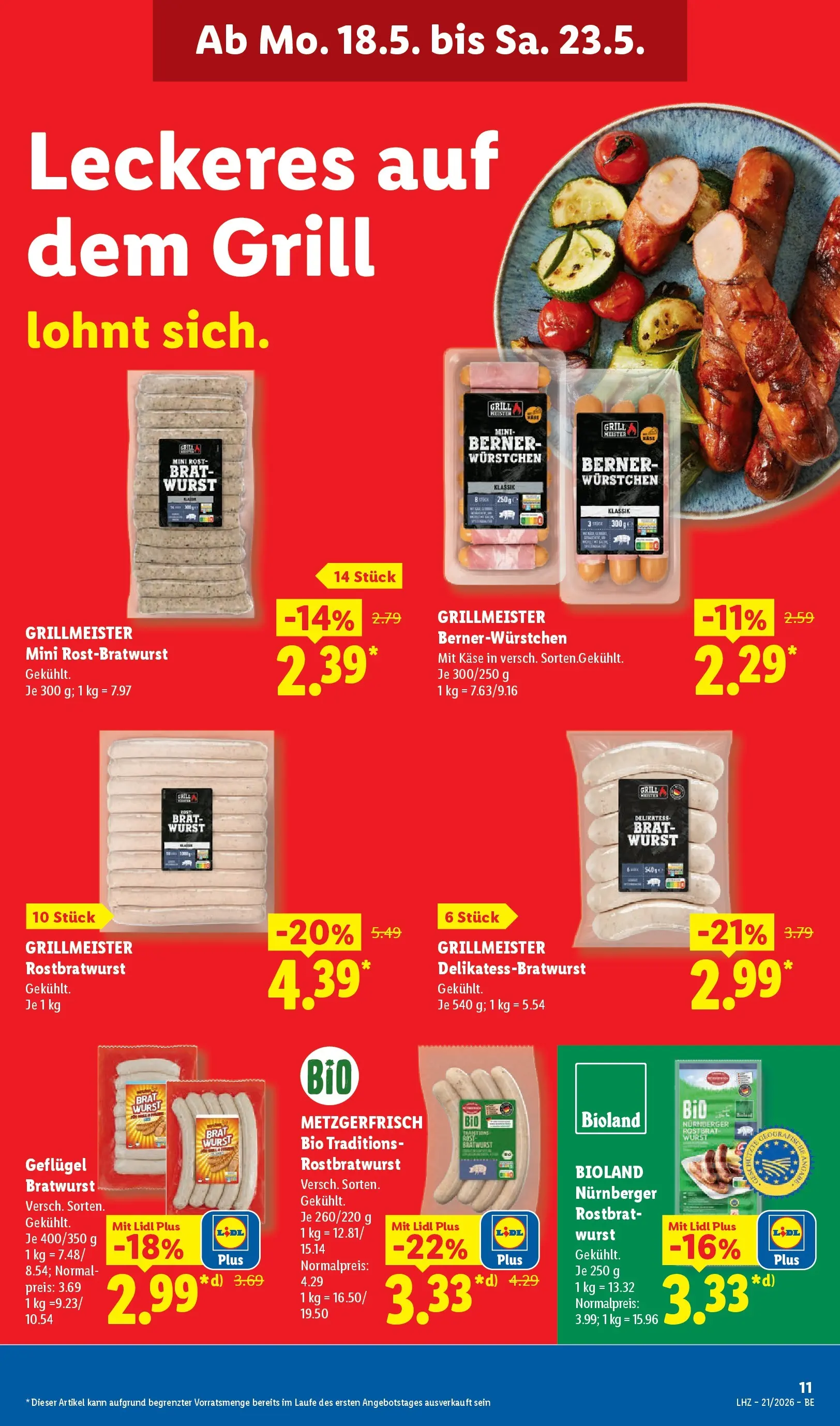 Lidl Prospekt Mahlow (ab 17.05.2026) » Angebote online | Seite: 25 | Produkte: Grill, Käse, Bratwurst, Wurst Lidl Prospekt Mahlow (ab 17.05.2026) zum Blättern » Angebote | Seite: 25 | Produkte: Grill, Käse, Bratwurst, Wurst