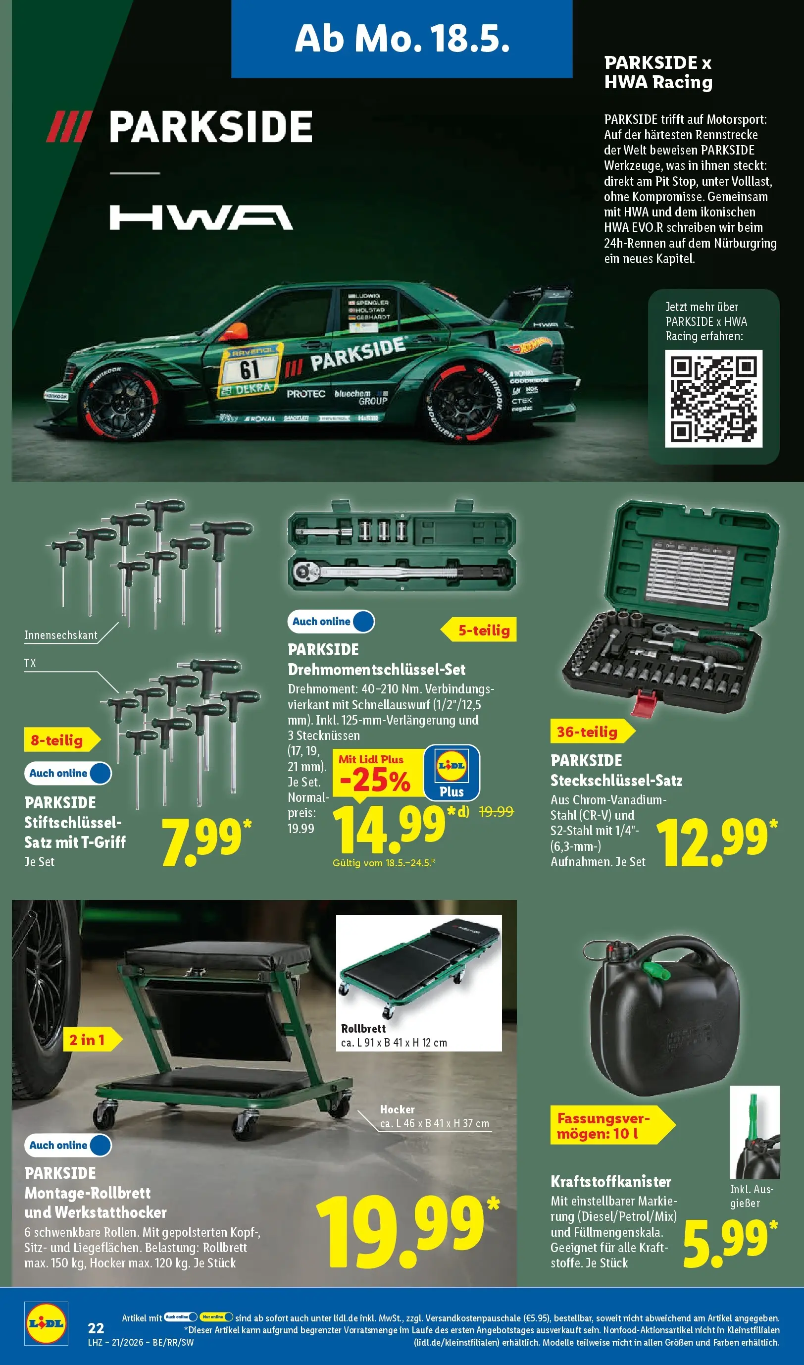 Lidl Prospekt Mahlow (ab 17.05.2026) » Angebote online | Seite: 42 | Produkte: Hocker Lidl Prospekt Mahlow (ab 17.05.2026) zum Blättern » Angebote | Seite: 42 | Produkte: Hocker