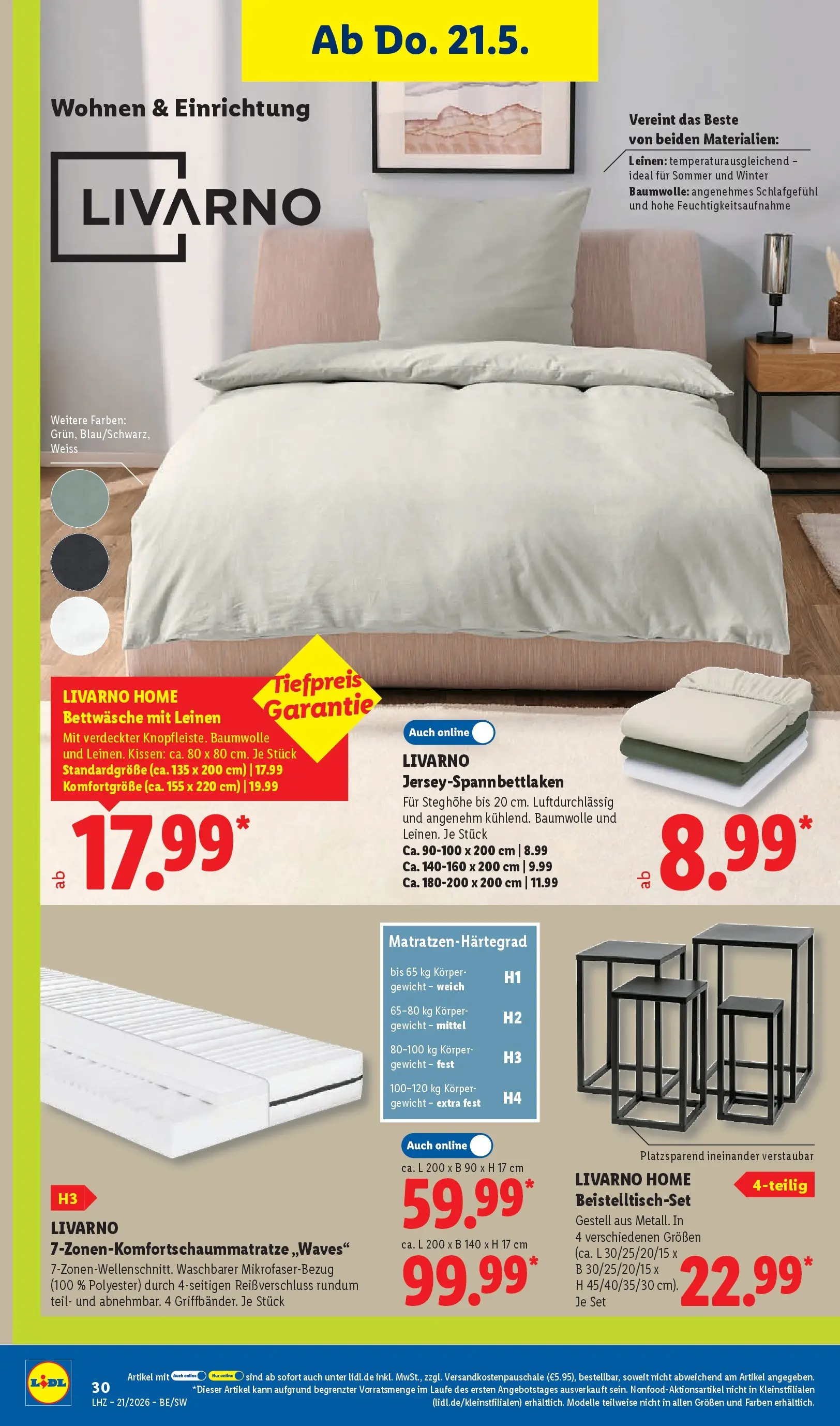 Lidl Prospekt Mahlow (ab 17.05.2026) » Angebote online | Seite: 54 | Produkte: Gewicht, Kissen, Bettwäsche Lidl Prospekt Mahlow (ab 17.05.2026) zum Blättern » Angebote | Seite: 54 | Produkte: Gewicht, Kissen, Bettwäsche