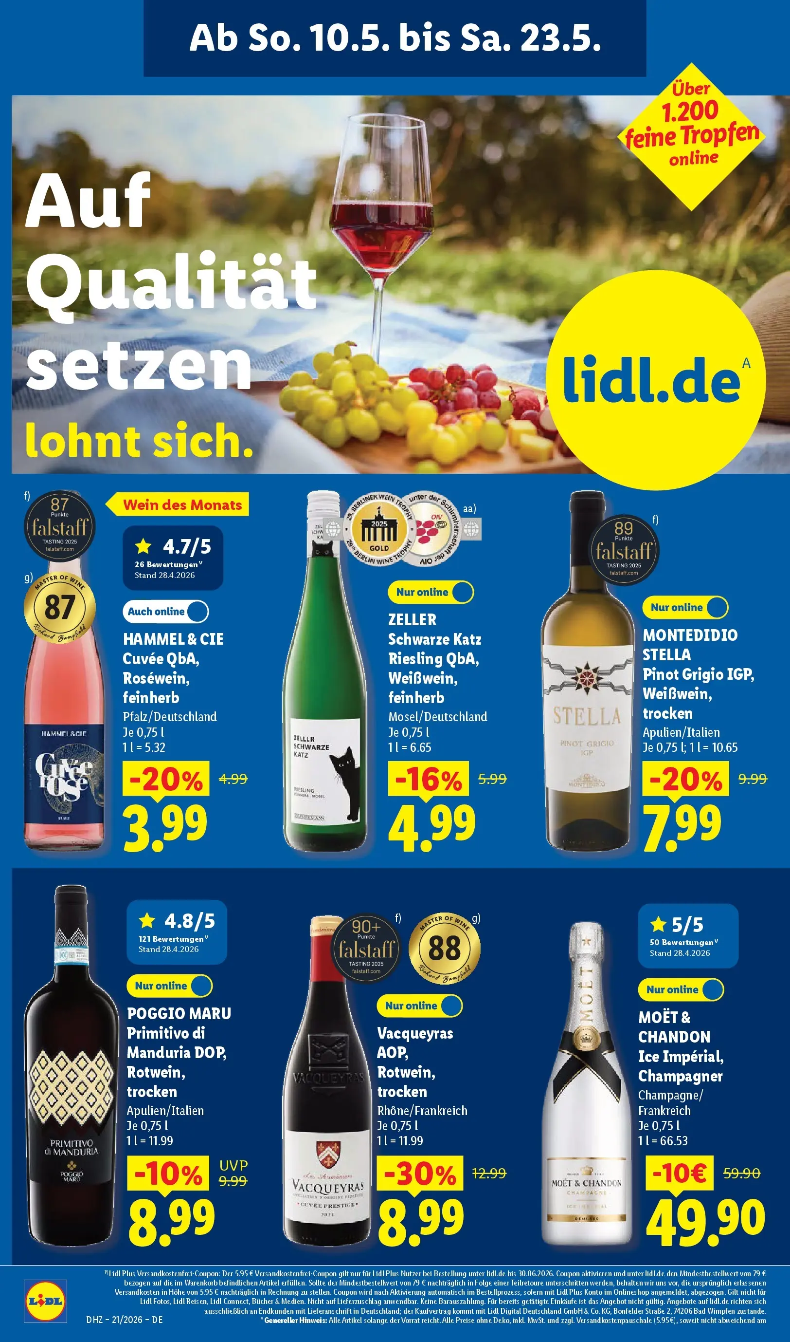 Lidl Prospekt Mahlow (ab 17.05.2026) » Angebote online | Seite: 64 | Produkte: Bad, Wein Lidl Prospekt Mahlow (ab 17.05.2026) zum Blättern » Angebote | Seite: 64 | Produkte: Bad, Wein