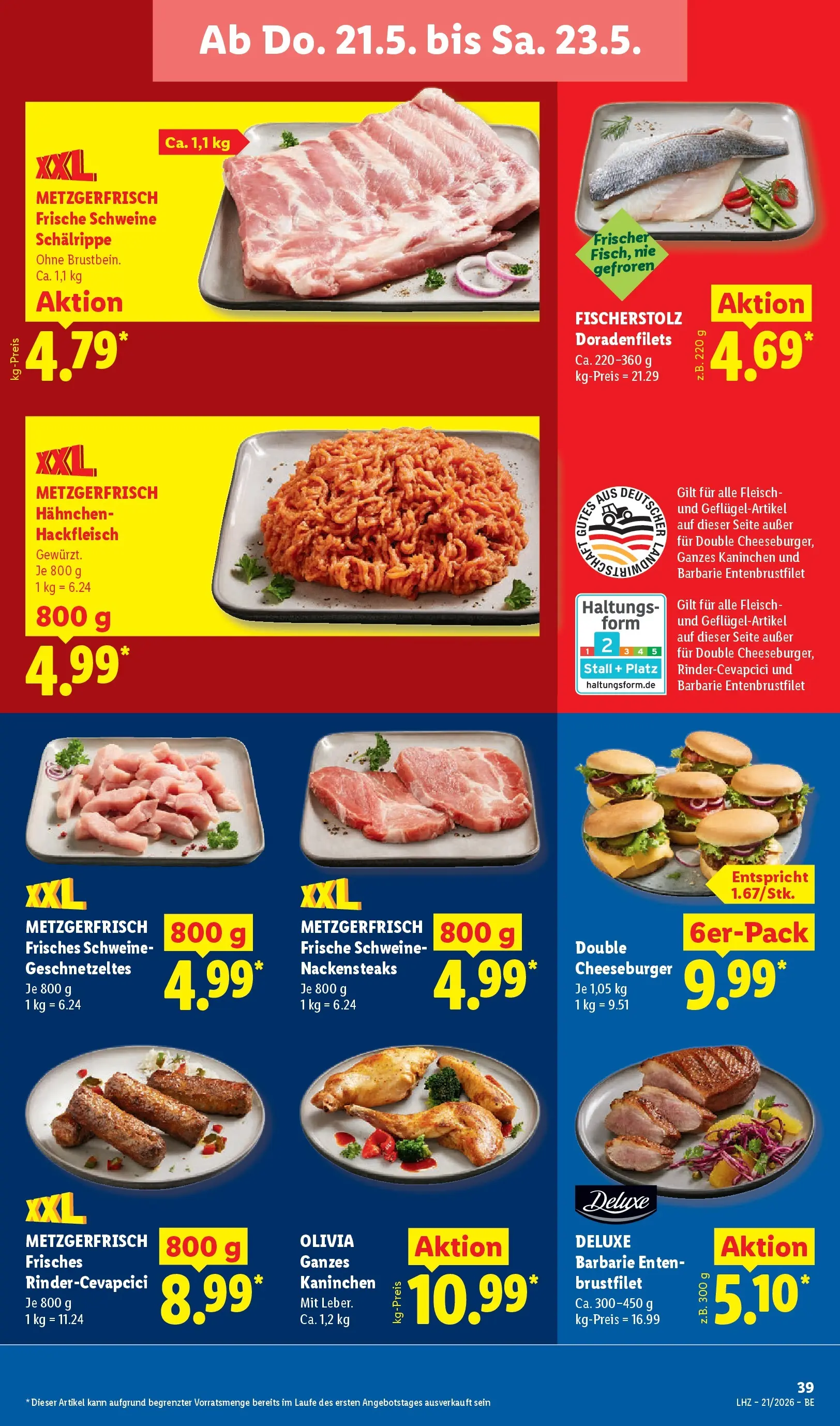 Lidl Prospekt Mahlow (ab 17.05.2026) » Angebote online | Seite: 67 | Produkte: Nackensteaks, Hahnchen, Kaninchen, Fleisch Lidl Prospekt Mahlow (ab 17.05.2026) zum Blättern » Angebote | Seite: 67 | Produkte: Nackensteaks, Hahnchen, Kaninchen, Fleisch