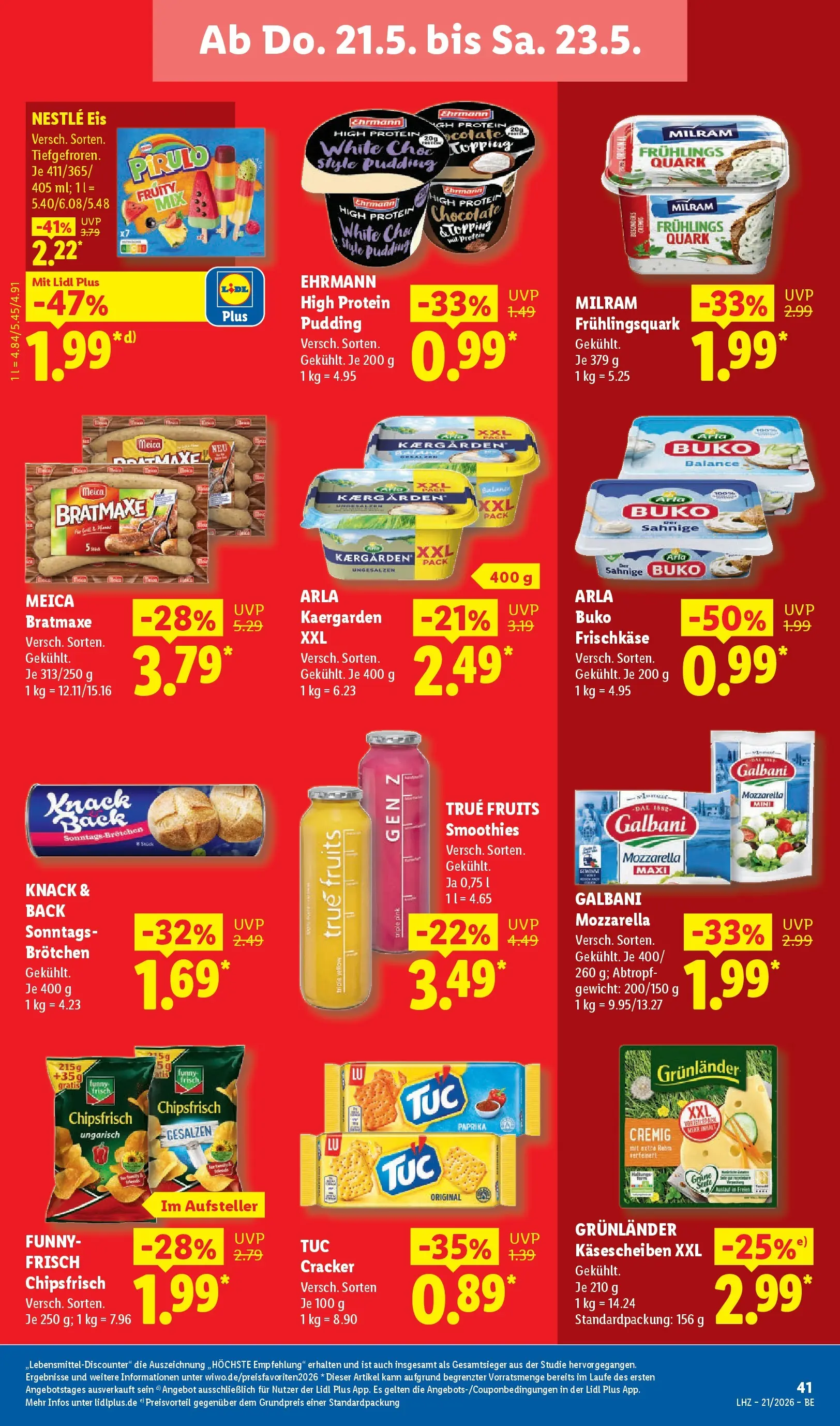 Lidl Prospekt Mahlow (ab 17.05.2026) » Angebote online | Seite: 69 | Produkte: Gewicht, Meica, Milram, Frischkase Lidl Prospekt Mahlow (ab 17.05.2026) zum Blättern » Angebote | Seite: 69 | Produkte: Gewicht, Meica, Milram, Frischkase