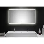 M&ouml;belix Badezimmerspiegel Led Spiegel Rechteckig B:120cm