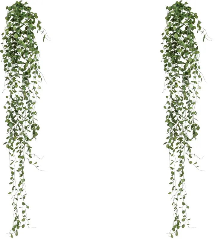 Kunstpflanze H&auml;ngepflanzen Dunkelgr&uuml;n ca. 80cm
