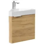 M&ouml;belix G&auml;stebad Delta Eiche Dekor B: 52,3 cm