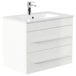 WASCHTISCHKOMBI Artemis, Wei&szlig; HG B: 75,5 cm