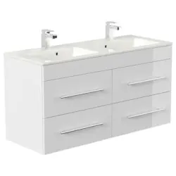WASCHTISCHKOMBI Homeline, Wei&szlig; HG B: 120cm