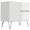 Sideboard Posseik Industrial Wei&szlig; B: 79 cm