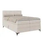 M&ouml;belix Boxspringbett MITTO Creme 140x200 cm