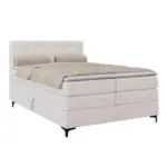 M&ouml;belix Boxspringbett MITTO Champagner 140x200 cm