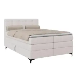 Boxspringbett MITTO Champagner 140x200 cm