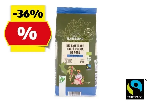BARISSIMO Bio-Fairtrade Kaffee Peru, 500 g