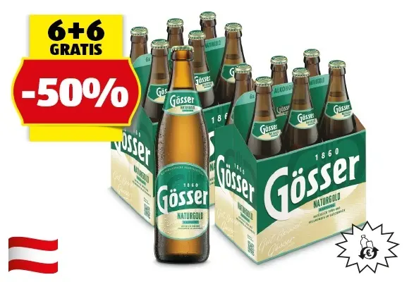 G&Ouml;SSER Naturgold*, 12 x 0,5 l