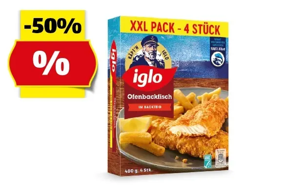 IGLO Ofenbackfisch, 480 g