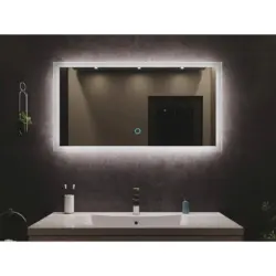 BADEZIMMERSPIEGEL Led Spiegel rechteckig B:100cm