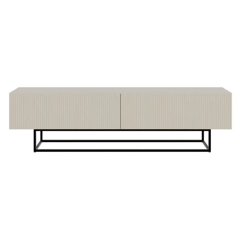 Tv-Schrank Veldio Graubeige Schwarz 175 cm