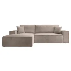Ecksofa Farese Beige Cord
