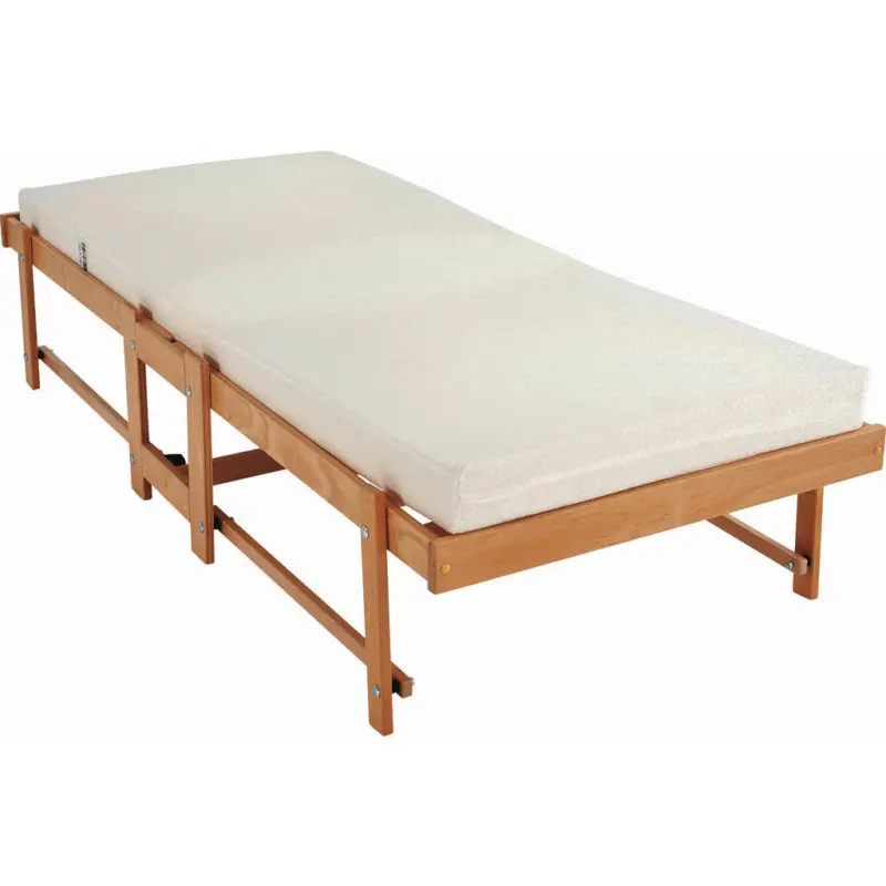 Klappbett 80/190 cm Buchefarben