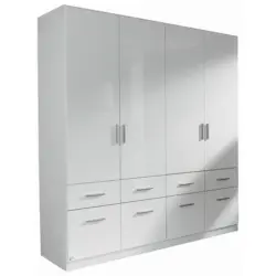 Dreht&uuml;renschrank 181/197/54 cm 4-t&uuml;rig