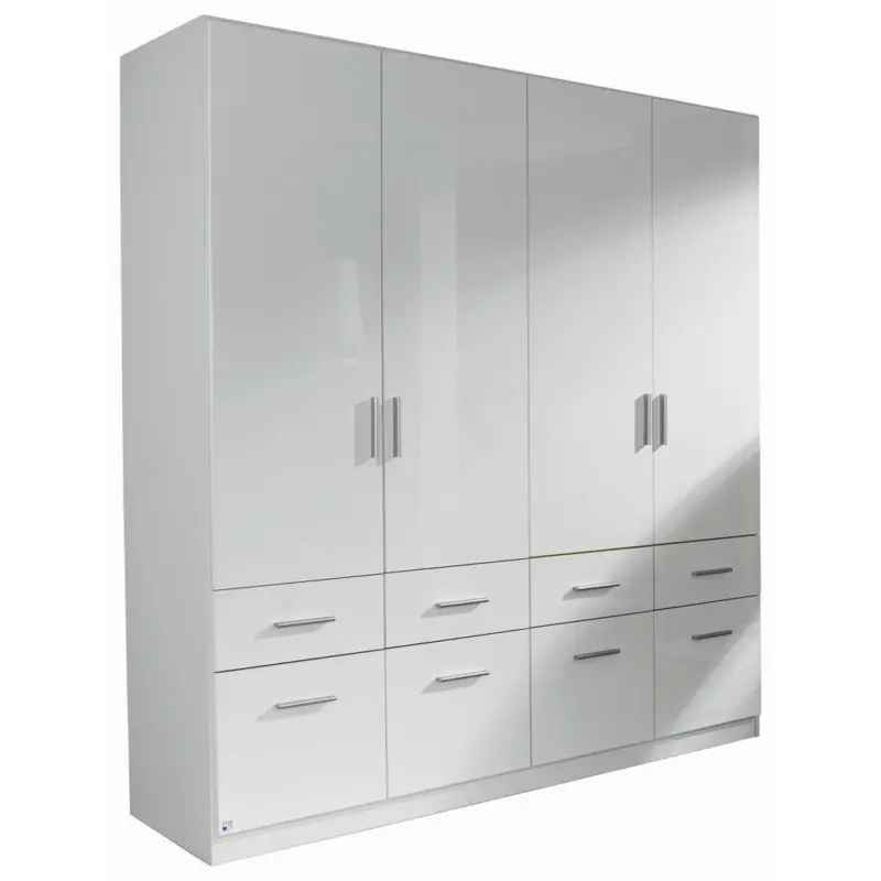 Dreht&uuml;renschrank 181/197/54 cm 4-t&uuml;rig
