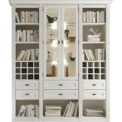 B&uuml;cherwand 195/226/46 cm Wei&szlig;