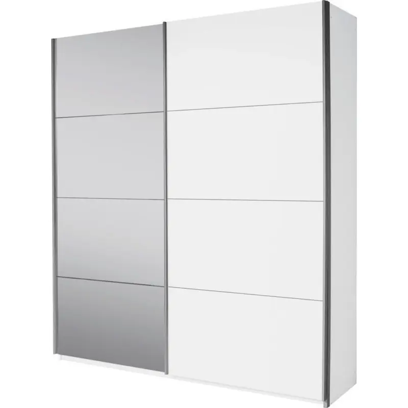 Schwebet&uuml;renschrank in Wei&szlig;