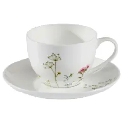 Cappuccinotasse MIT Untertasse Wildflower
