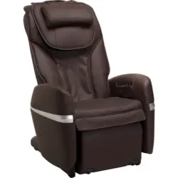 Massagesessel in Lederlook Braun