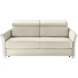 Schlafsofa in Flachgewebe Naturfarben