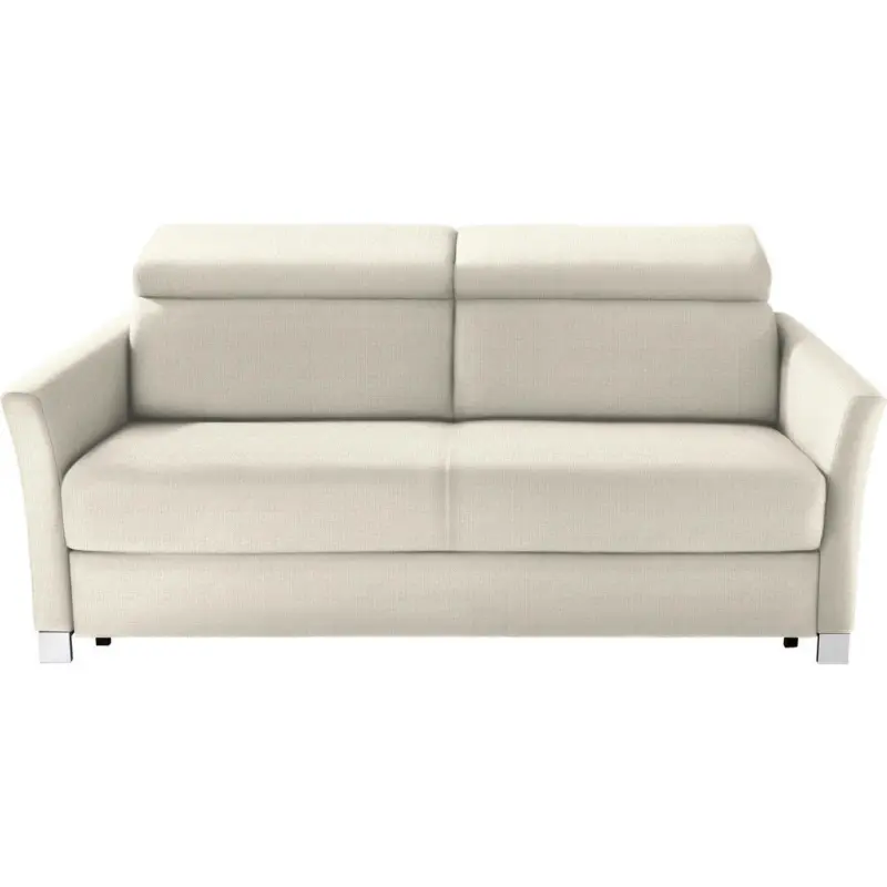 Schlafsofa in Flachgewebe Naturfarben