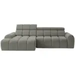 XXXLutz Lauterach - Ihr M&ouml;belhaus bei Bregenz Ecksofa in Chenille Grau 152/290 cm