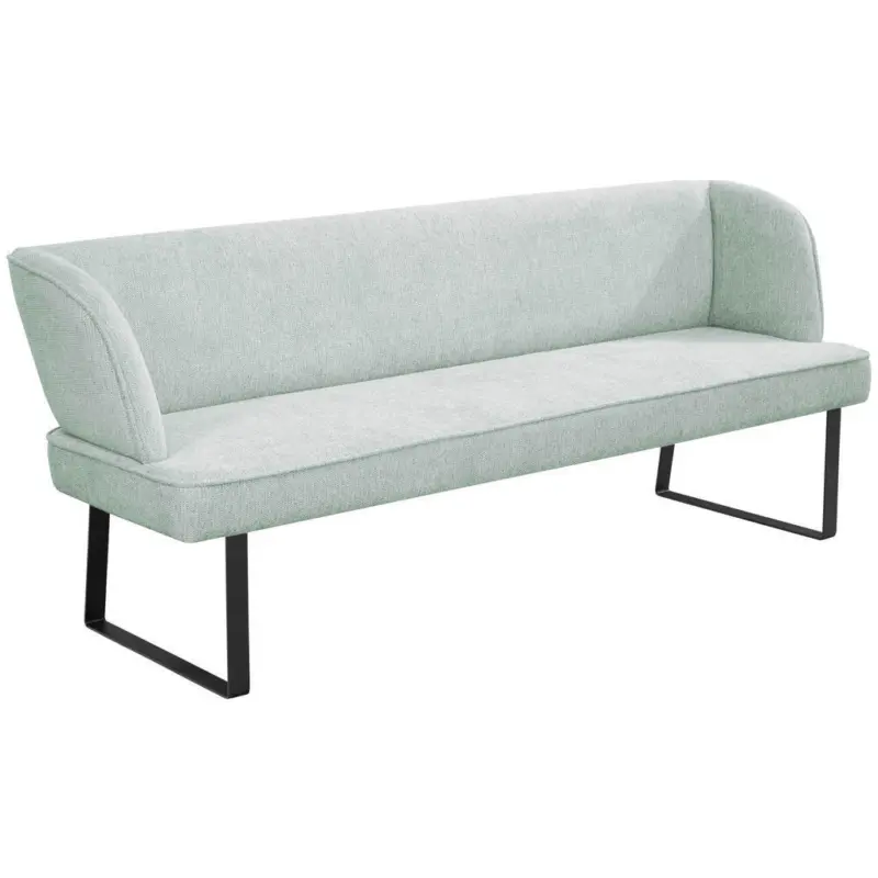 Sitzbank 205/91/66 cm in Schwarz, T&uuml;rkis