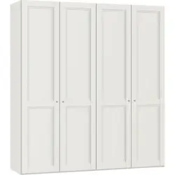 Dreht&uuml;renschrank in Wei&szlig;