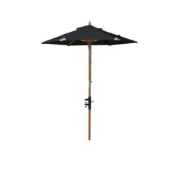 Gardenson Sonnenschirm ca.180x180cm Schwarz