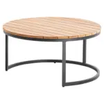 XXXLutz Lauterach - Ihr M&ouml;belhaus bei Bregenz Loungetisch 80/80/41 cm Holz Teakfarben rund