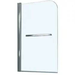 Badewannenaufsatz Metall, Glas