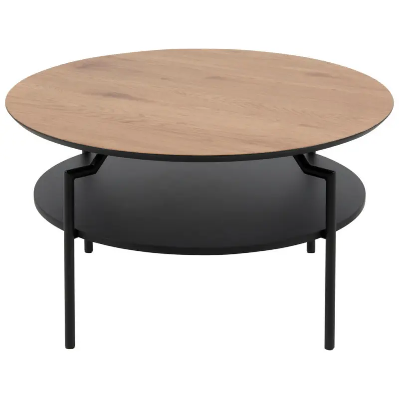 Couchtisch in Metall, Holzwerkstoff 80/80/45 cm