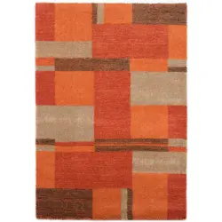 Webteppich 200/250 cm Palazzo Bloc Terracotta