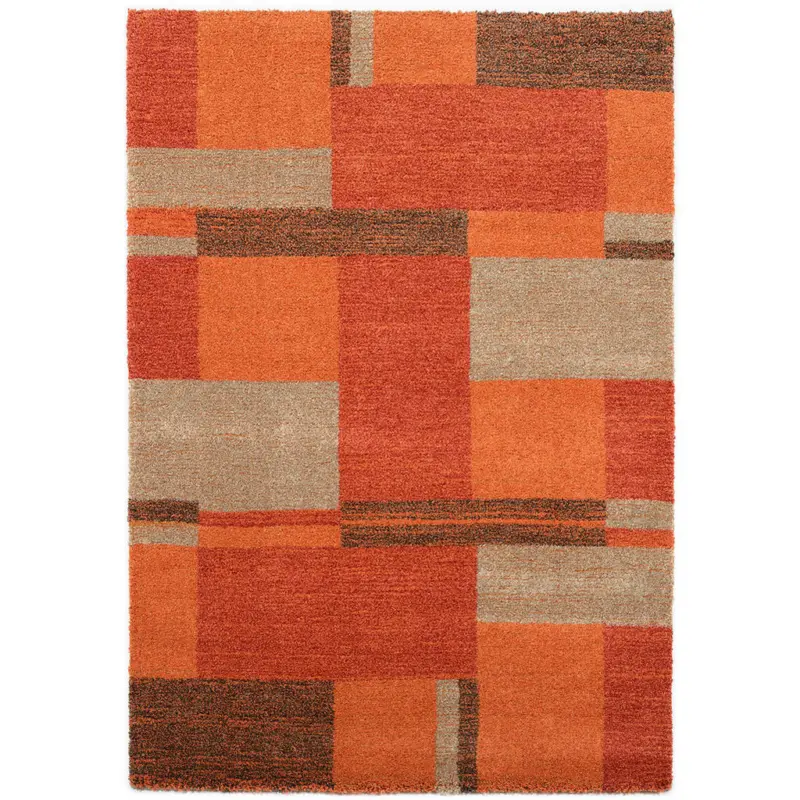 Webteppich 200/250 cm Palazzo Bloc Terracotta