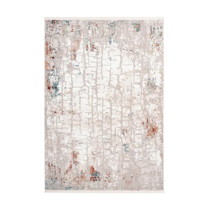 Vintage-Teppich 80/150 cm Akropolis Grau, Rosa
