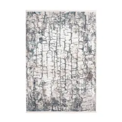 Vintage-Teppich 160/230 cm Akropolis Blau, Grau
